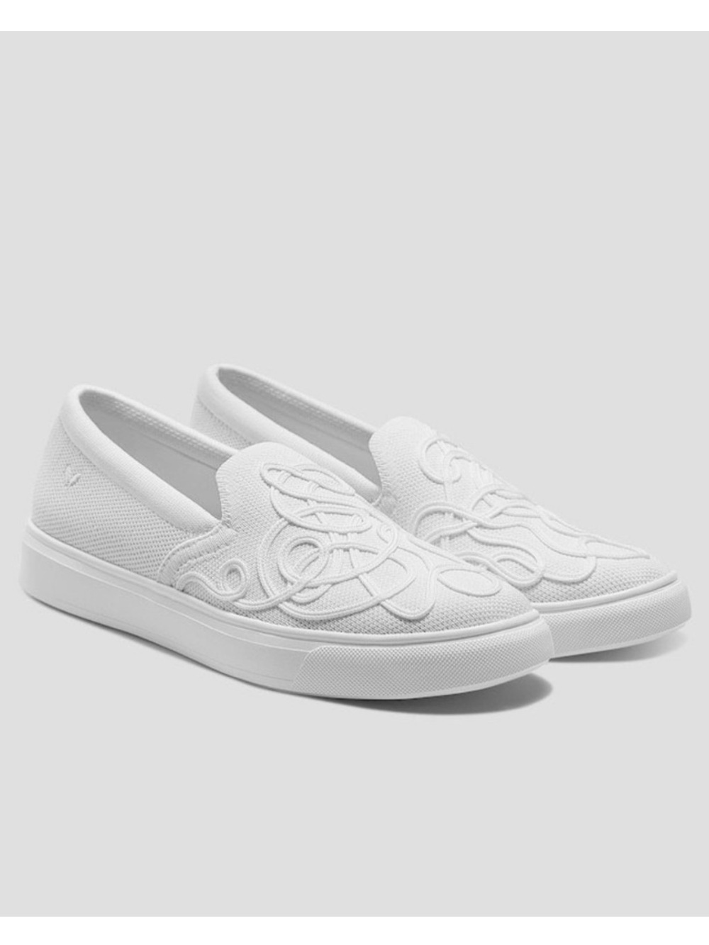 Vivaia Slip-On Embroidered Canvas Sneaker